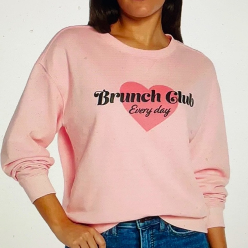SOLD; NWT White Fox Brunch Crewneck